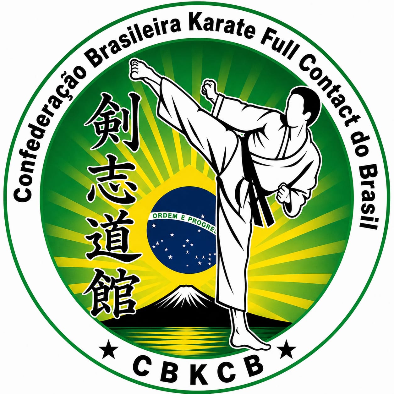 Logo de Confederação Brasileira de Karate Full Contact do Brasil
